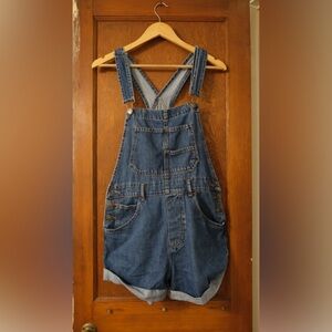 Free People Ziggy Overall Shorts (Small)